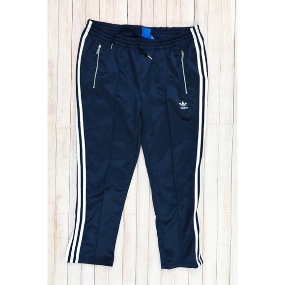 adidas | Pants & Jumpsuits | Adidas Navy Reflective Track Pants Size L